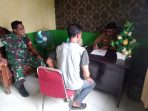 Babinsa Mangoli Damping Warga Pembuatan AKTA Kematian