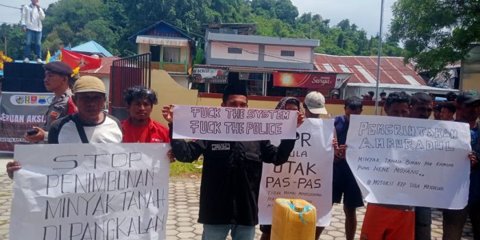 Mitan Kosong, Fron Bersama OKP Dan Individu Demokrasi di Kepulauan Sula Ngamuk