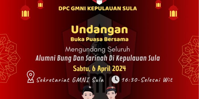 Mempererat Hubungan Silaturahmi, DPC GMNI Kepsul Berencan Bukber Dengan Alumni Serta Kaders