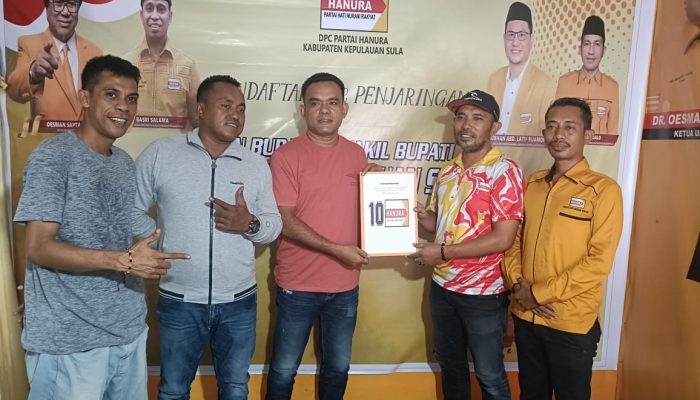 Serius Maju Bupati, FAM Menjadi Kandidat Pertama Yang Mendaftar Di Partai Hanura