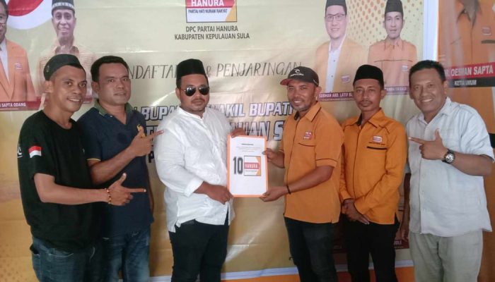 FAM Menjadi Kandidat Pertama Yang Mengambil Formulir Di Partai Hanura