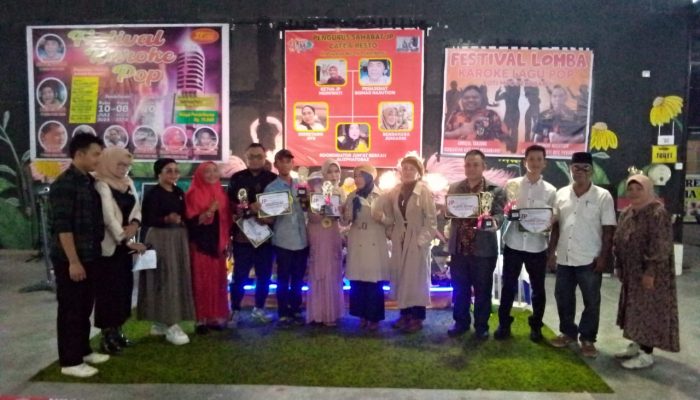 Amazing…Di Festival Karaoke Pop Sahabat JP Cafe, Bakat Penyanyi Masyarakat Pekanbaru Tersalurkan