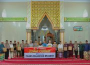 Polres Pelabuhan Belawan Gelar Kegiatan “Jumat Curhat” di Mesjid Al Ikhwan Kelurahan Labuhan Deli