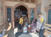 Ratusan Jema’at HKBP Ikuti Program Minggu Kasih, Pendeta Berterimakasih Pada Personil Polsek Rambah Hilir