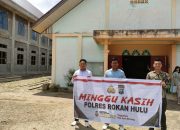 Ratusan Jema’at Gereja HKBP Pasir Pengaraian Ikuti Giat Minggu Kasih, Kabag SDM Polres Rohul: Jaga Toleransi