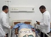 Saat Sampai di NABIRE, DIRJENPAS Langsung Sambangi Petugas Lapas Yang Terluka