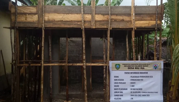 MCK Diduga Terbengkalai, Kades Wai Ina Di Soroti Warga