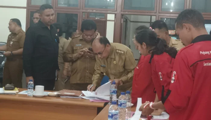 GMNI Sumba Barat Audiensi Bersma Bupati, Dorong Pemerataan Infrastruktur dan Beasiswa Tepat Sasaran
