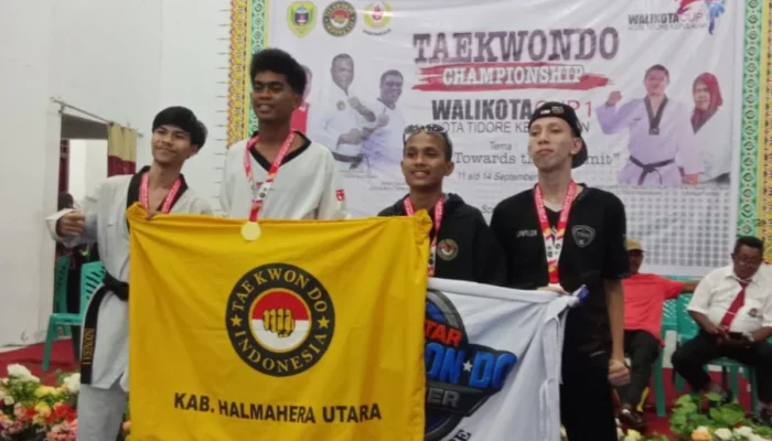 Team Taekwondo Halut Borong 6 Emas di Walikota Cup I Kota Tidore!