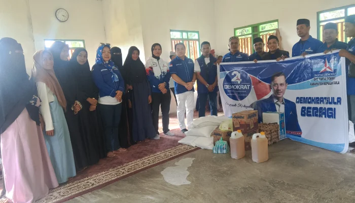 Bukan Janji, Tapi Aksi: Demokrat Sula Turun Langsung Bantu Pondok Pesantren 
