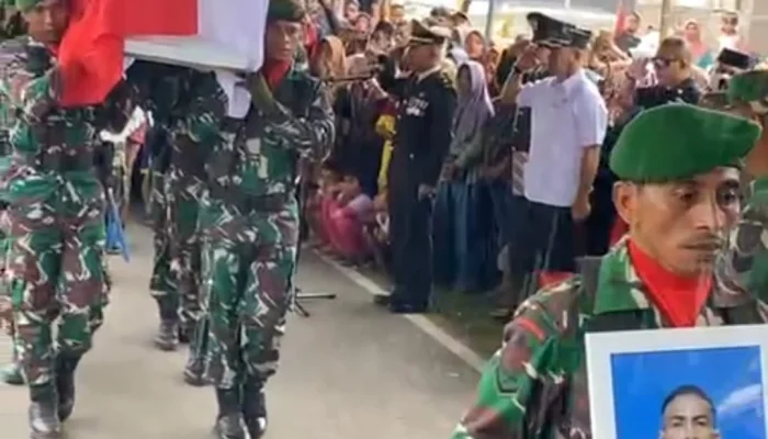 Pratu Haris Pulang Untuk Selamanya: Desa Kecil Mengantar Kepulangan Pahlawan dengan Air Mata
