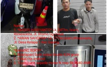 Polrestabes Medan Ringkus Dua Pengedar Ekstasi “Mickey Mouse” di Babura, 8 Butir Diamankan