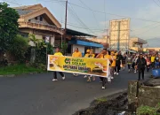 Semarak Jalan Sehat HUT ke-61 Partai Golkar di Halmahera Utara