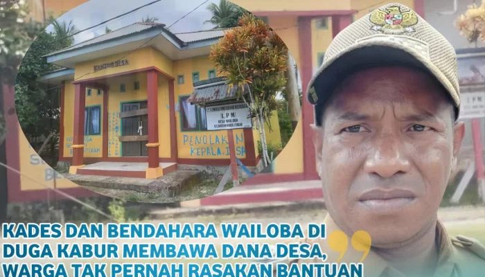 Kades dan Bendahara Wailoba Diduga Kabur Bawa Dana Desa, Warga Tak Pernah Rasakan Bantuan