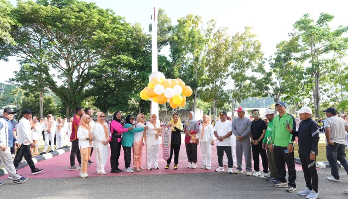 Bupati Sula Canangkan HUT DWP ke-26 Tahun 2025 dengan Meriah