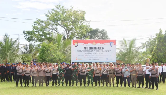 Polres Halut Start! Operasi “Zebra Kie Raha 2025” Resmi Dimulai, Saatnya Wujudkan Lalu Lintas Aman & Humanis