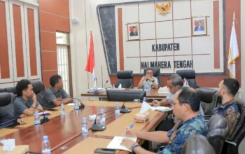 Bupati Halteng Gelar Zoom Meeting dengan Kemenkes Bahas Percepatan Pembangunan RSUD Weda