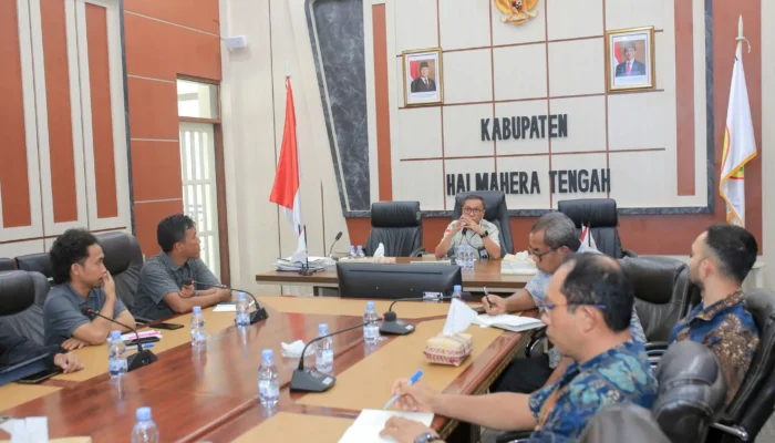 Bupati Halteng Gelar Zoom Meeting dengan Kemenkes Bahas Percepatan Pembangunan RSUD Weda