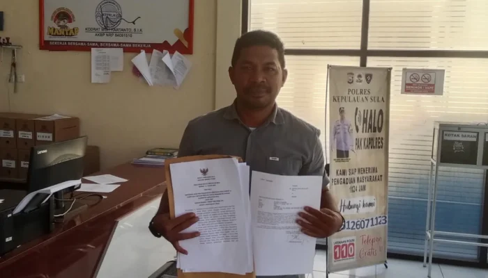 Laporan Dugaan Pemalsuan Dokumen di Polres Kepulauan Sula Dinilai Lamban