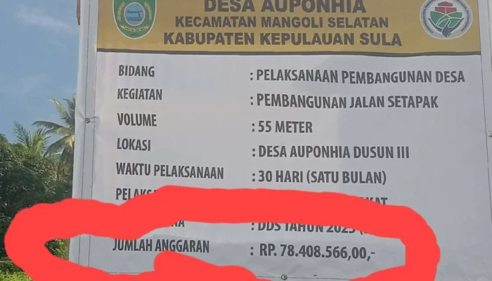 Pekerja Proyek Desa Auponhia Protes: Upah Dipotong Rp 7 Juta, Kesepakatan Diduga Dilanggar