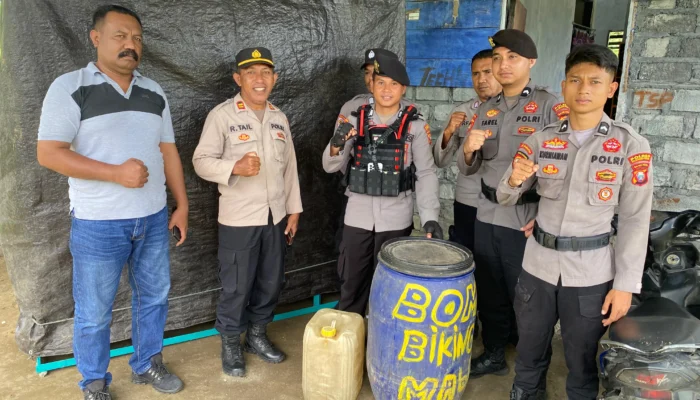 Hari Kelima Operasi Pekat Kie Raha 2026, Polres Halut Amankan 260 Liter Miras Ilegal Jenis Cap Tikus