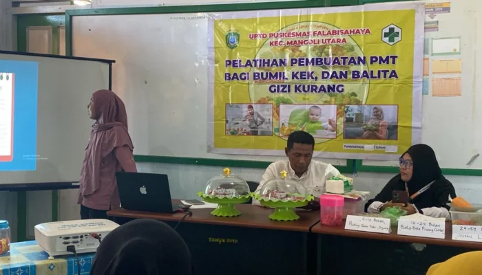 Libatkan Kader dan Ibu PKK, Puskesmas Mangoli Utara Dorong Perbaikan Gizi Ibu dan Anak
