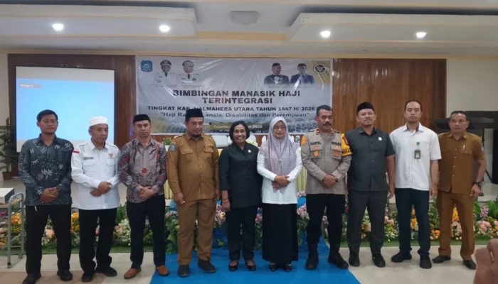 Pemkab Halut Gelar Bimbingan Manasik Haji Terintegrasi Tahun 1447 H/2026. 
