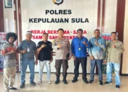YBH Kapita Cabang Sula bangun sinergitas Penegakan Hukum dengan Polres
