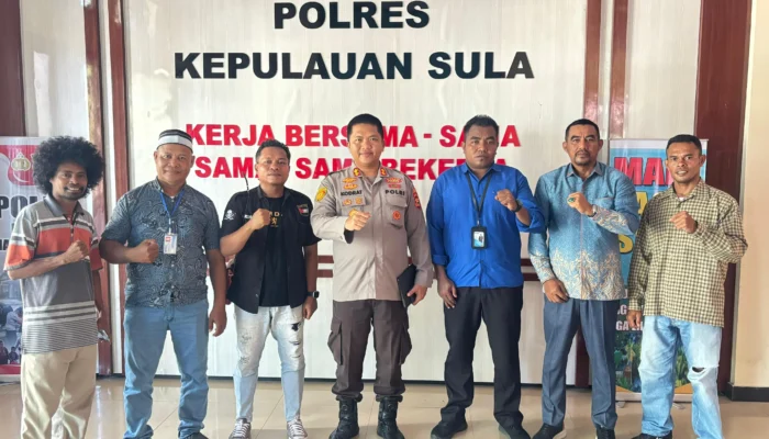 YBH Kapita Cabang Sula bangun sinergitas Penegakan Hukum dengan Polres