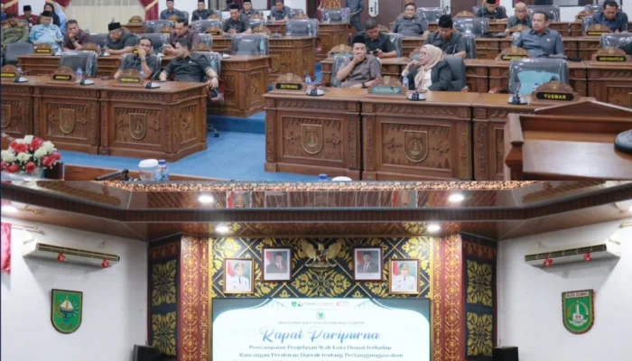 Di Rapat Paripurna, Penyampaian Penjelasan Wali Kota Dumai Terhadap Rancangan Peraturan Daerah Tentang Pertanggungjawaban Pelaksanaan APBD Kota Dumai Tahun Anggaran 2025