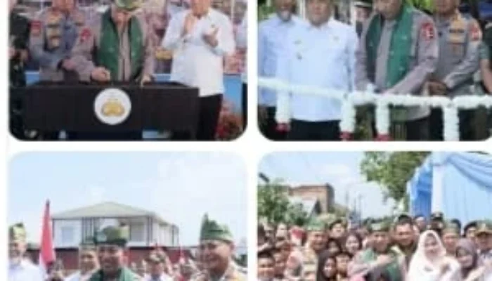 Kapolri Resmikan 80 Jembatan Merah Putih Presisi Tahap II, Total 110 Unit Perkuat Konektivitas Riau