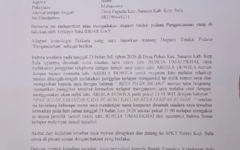 Diduga Ancam hingga Lempari Rumah Warga, Pria di Desa Pohea Dilaporkan ke Polisi