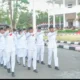 Wabup Sula Pimpin Upacara Penurunan Bendera HUT Ke- 81 RI