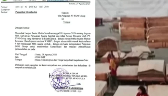 PHK Diduga Sepihak, PT SGM Group Dipanggil Dinas: Ada Apa di Balik Pemberhentian Karyawan?