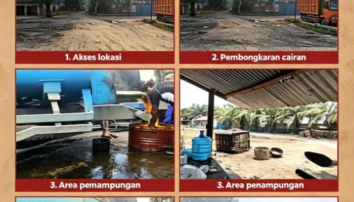 Penampungan CPO Ilegal di Bukit Kapur Disorot, Nama Jasmen Disebut, Aparat Diminta Bertindak
