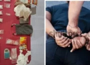 Kapolsek Kepenuhan Kembali Gulung Pengedar, BB Sabu Seberat 40,04 Gram Diamankan