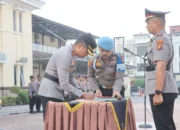 Polres Dumai Gelar Sertijab Dan Kenal Pamit Kasat Intelkam Serta Dua Kapolsek