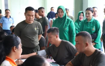 Bakti Sosial Kesehatan Kodam XIX/Tuanku Tambusai Hadirkan Donor Darah dan Pengobatan Gratis untuk Masyarakat
