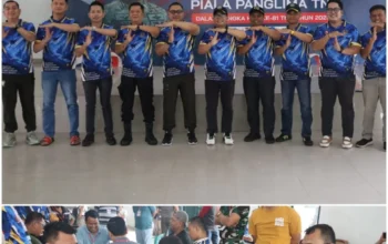 Rebut Piala Panglima Di HUT TNI Ke 81 Tahun, Kodim 0320/Dumai Bersama Oredo 101 Gelar Open Turnamen Domino