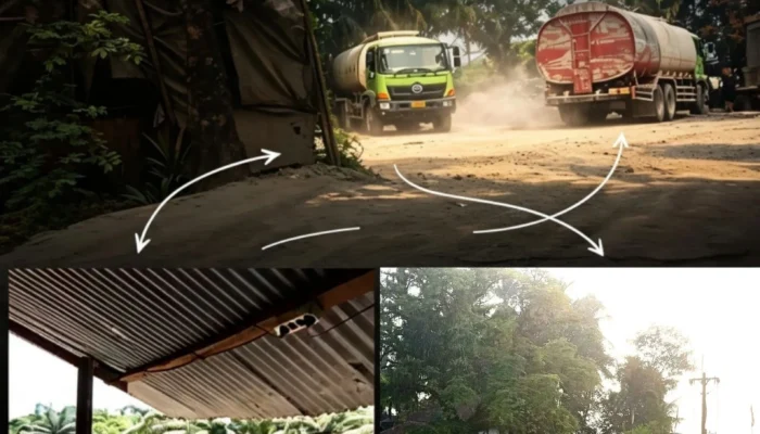 Diduga Nama Naga Mandoge Terseret dalam Aktivitas Penampungan CPO Ilegal di Dumai