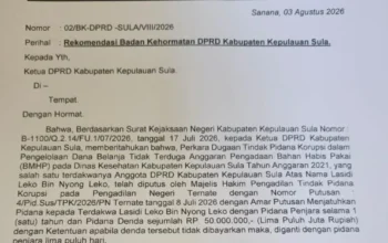 Ramli A Hasan Vonis Lasidi Leko Langgar Kode Etik