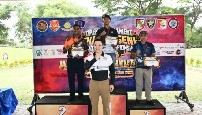 Personel Satbrimob Polda Riau Raih Juara I di Pulanggeni Shooting Championship Danyon Parako 462 Dengan Gemilang