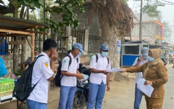 Dinkes Kepulauan Sula Bagikan Masker Gratis untuk Antisipasi Kabut Asap Karhutla