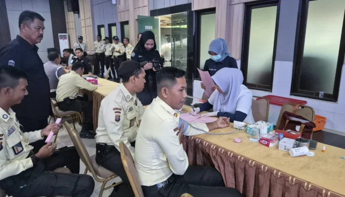 HUT Humas Polri Ke 75 Tahun, PT PTC PPN RU Dumai Utus 22 Personel  Security Jadi Peserta  Donor Darah