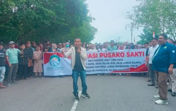 BPN Rohul Di Datangi Ratusan Warga Rambah Samo